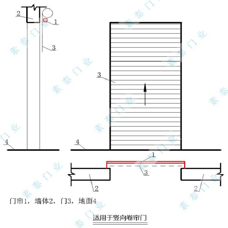 塑料门帘竖向卷帘门