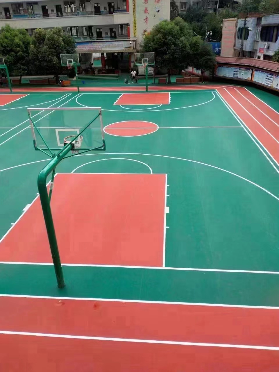 UV地板室外UV塑胶PVC运动地板图4