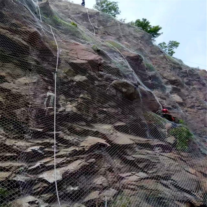 护山防落石边坡防护网坡钢丝被动SNS柔性拦石网主动图4