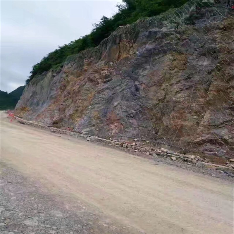 主动防护网 柔性钢丝绳网 隧道口使用包山护坡网供应图5