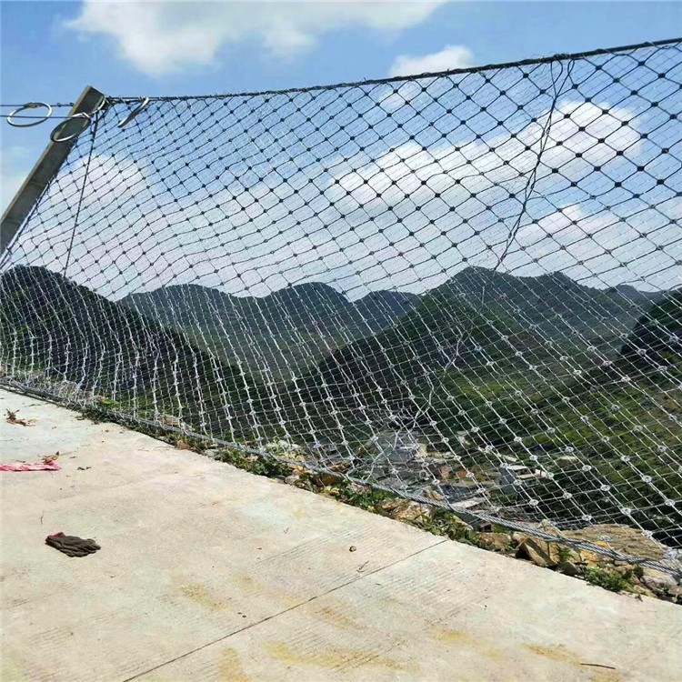 被动边坡防护网 环形拦石网 山体滑坡防护拦截落石图3