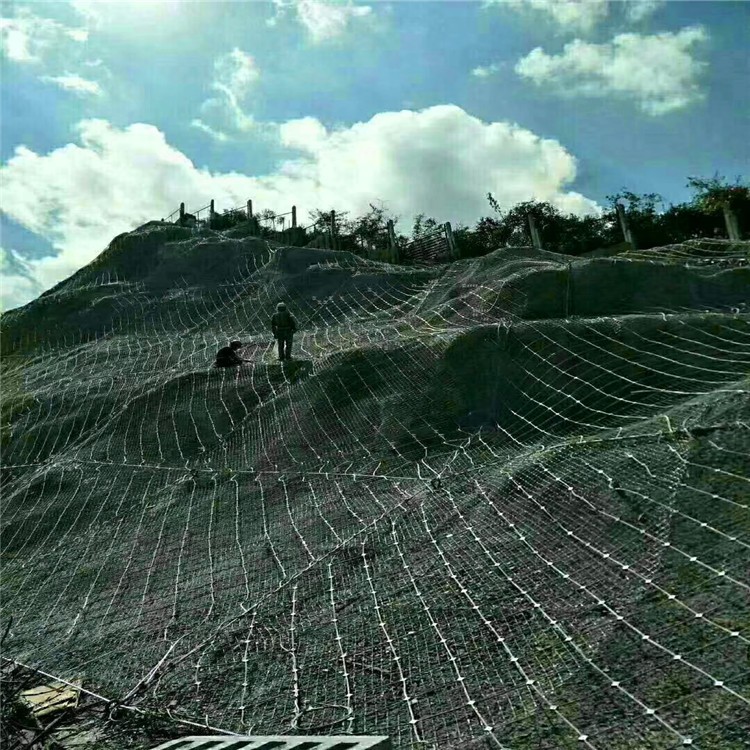 主动防护网厂家 边坡防落石拦截网 岩石边柔性覆盖式图4
