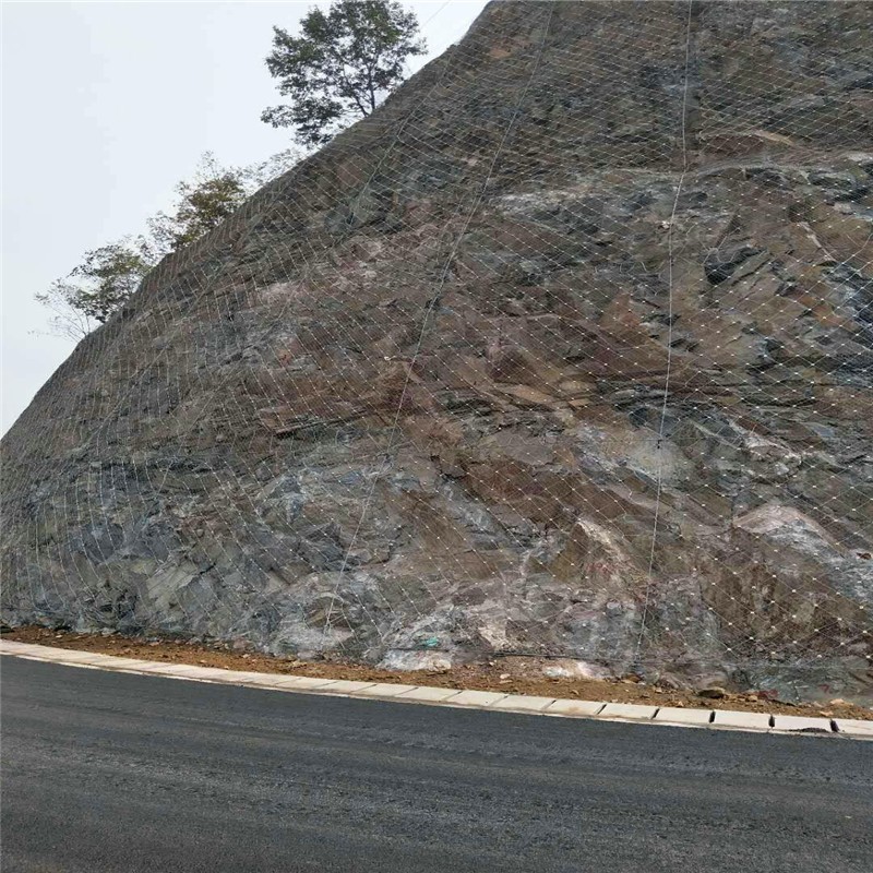 主动边坡防护网 山高山峡谷斜坡 柔性 GPS2护山拦截石头网图3