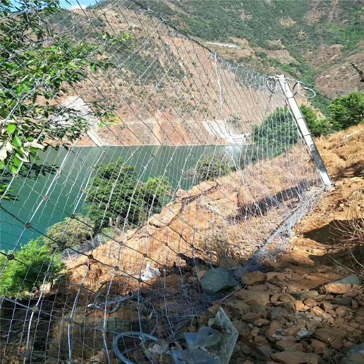 边坡防护网 山体柔性SNS金属网被动钢丝绳 主动防落石安全网图4