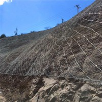 山体护坡挂网 主动防护网 防滑坡落石网 被动网 矿山绿化网