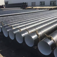 环氧煤沥青防腐钢管厂家 大口径3PE螺旋钢管