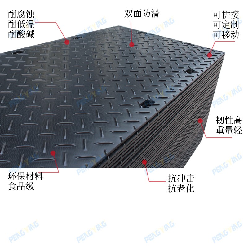临时PE铺路板显身手：雨季防汛中的高效安全新选择图2
