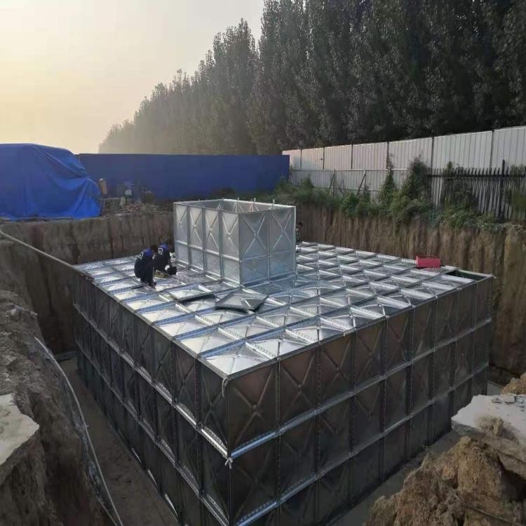 地埋式水箱与泵房一体化消防泵站图4