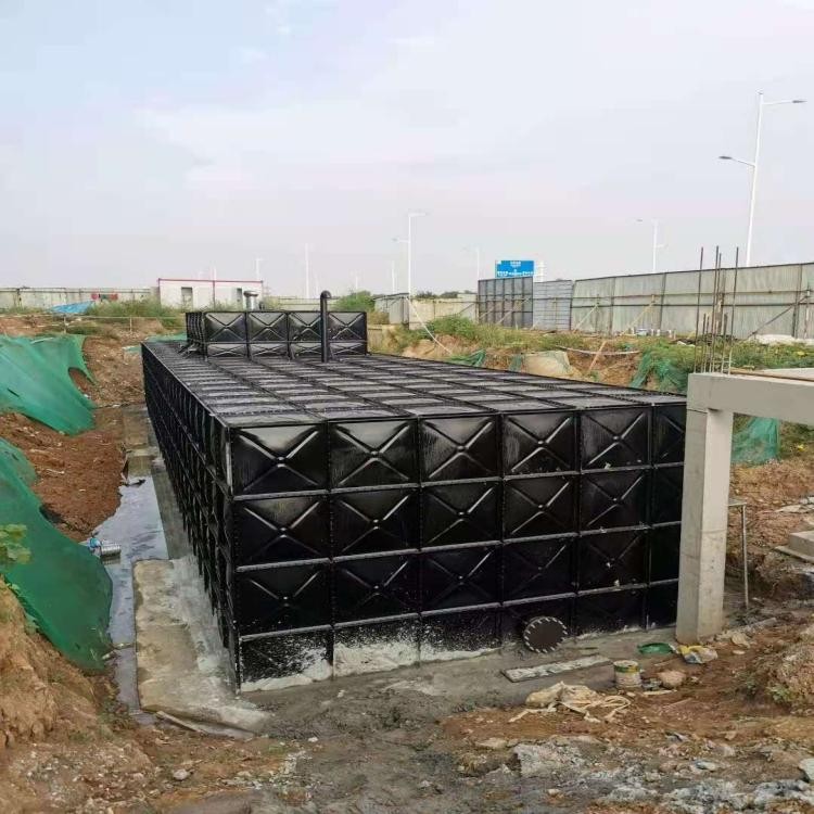 箱泵一体化地埋式泵站 抗浮式地埋式一体化消防泵房图3