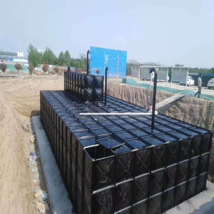 箱泵一体化地埋式泵站 抗浮式地埋式一体化消防泵房图5