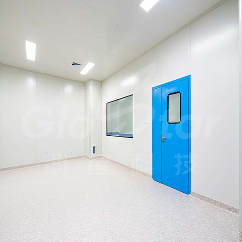 100mm厚手工双玻镁岩棉净化彩钢板 洁净实验室使用图2