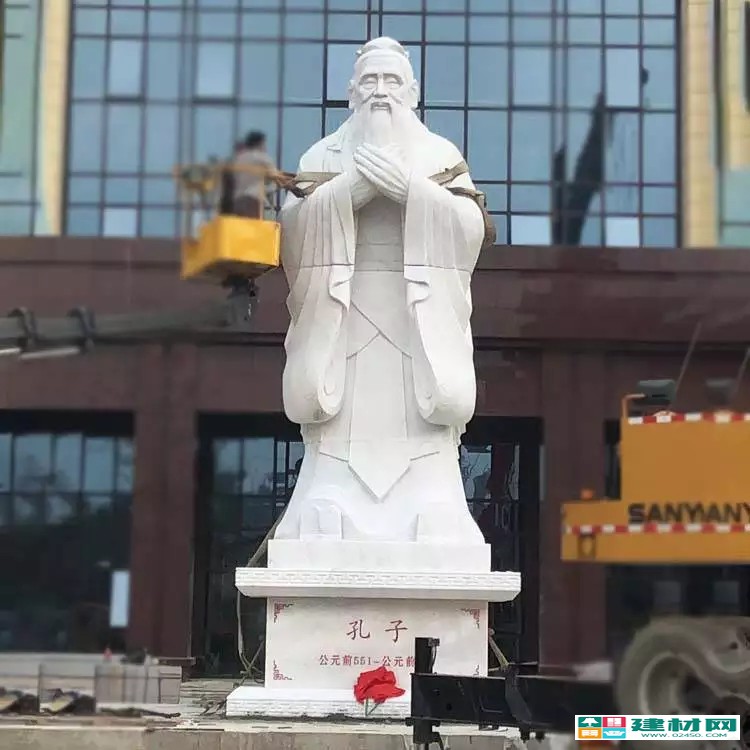 常见校园广场石雕孔子雕像代表意义(多图赏析)