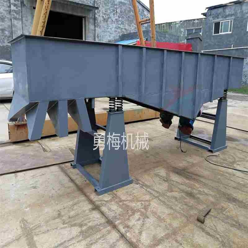 沙土铝屑颗粒筛分直线振动筛 方形振动筛 矿用震动筛图2