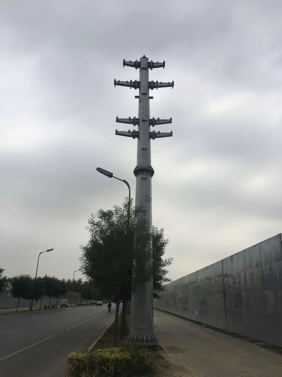 河北生产厂家 钢制电杆 电力钢管塔 钢管杆 电力钢杆图3