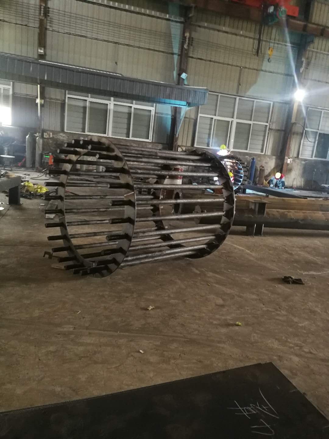 河北杭工10kv电力钢杆 地脚螺栓 电力钢管桩 生产厂家图2