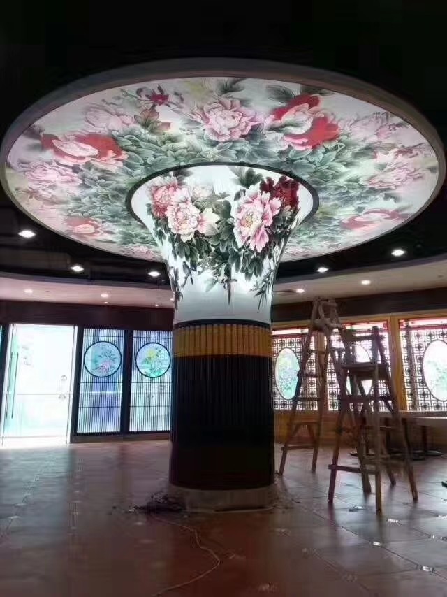 杭州商场软膜吊顶 商场灯箱 商场造型吊顶 软膜灯箱 超薄灯箱图3