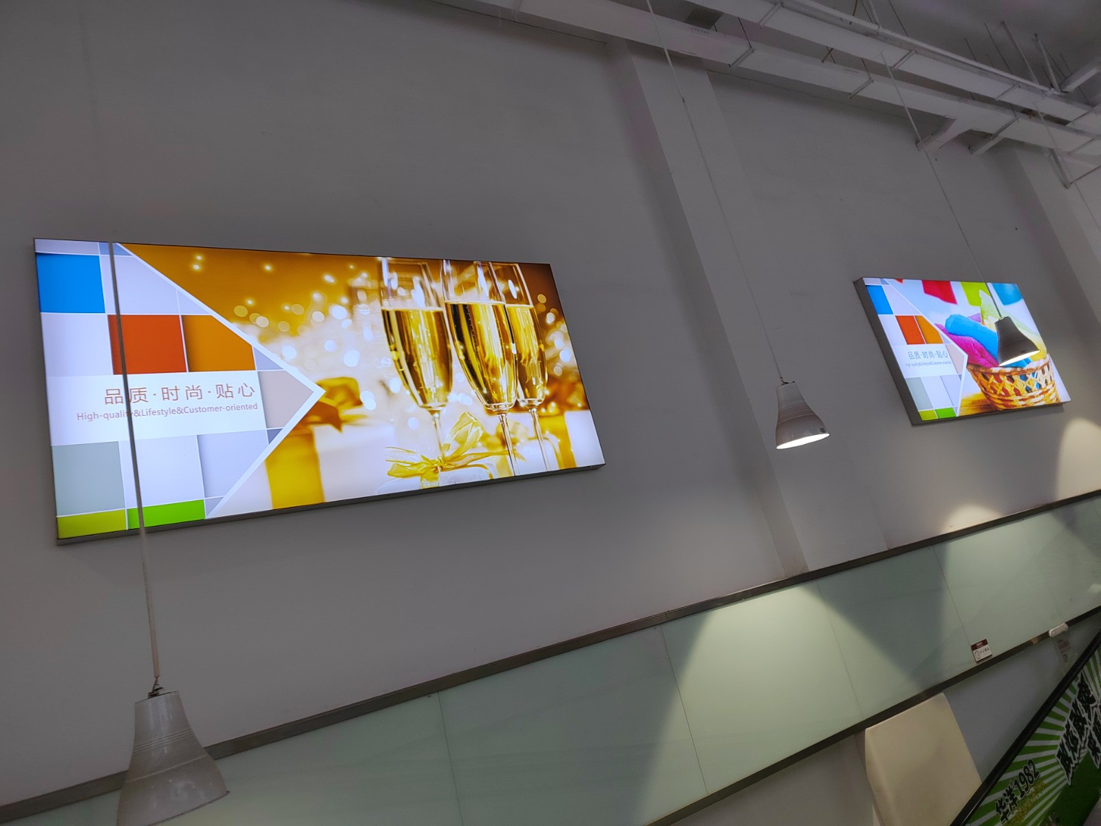 美容院产品展示灯箱 超薄灯箱 灯箱广告 软膜灯箱 卡布灯箱图2