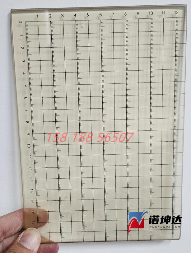 波峰焊玻璃，波峰焊预热玻璃，波峰焊锡炉玻璃，带刻度玻璃图2
