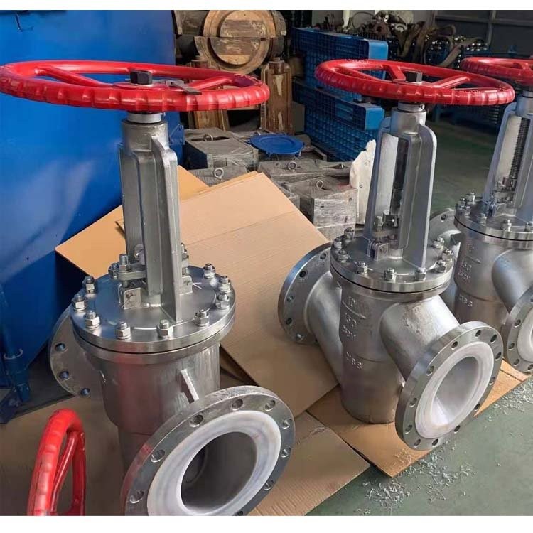 法兰衬氟截止阀 J41F法兰衬氟截止阀