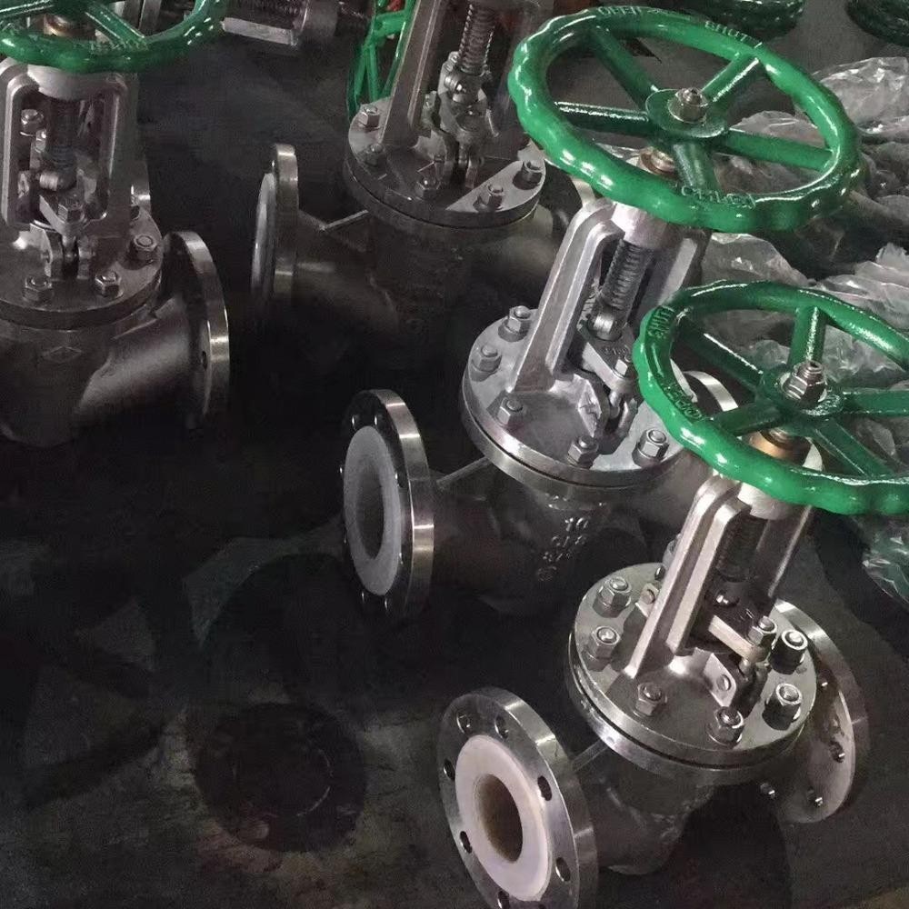 法兰衬氟截止阀 J41F法兰衬氟截止阀图2