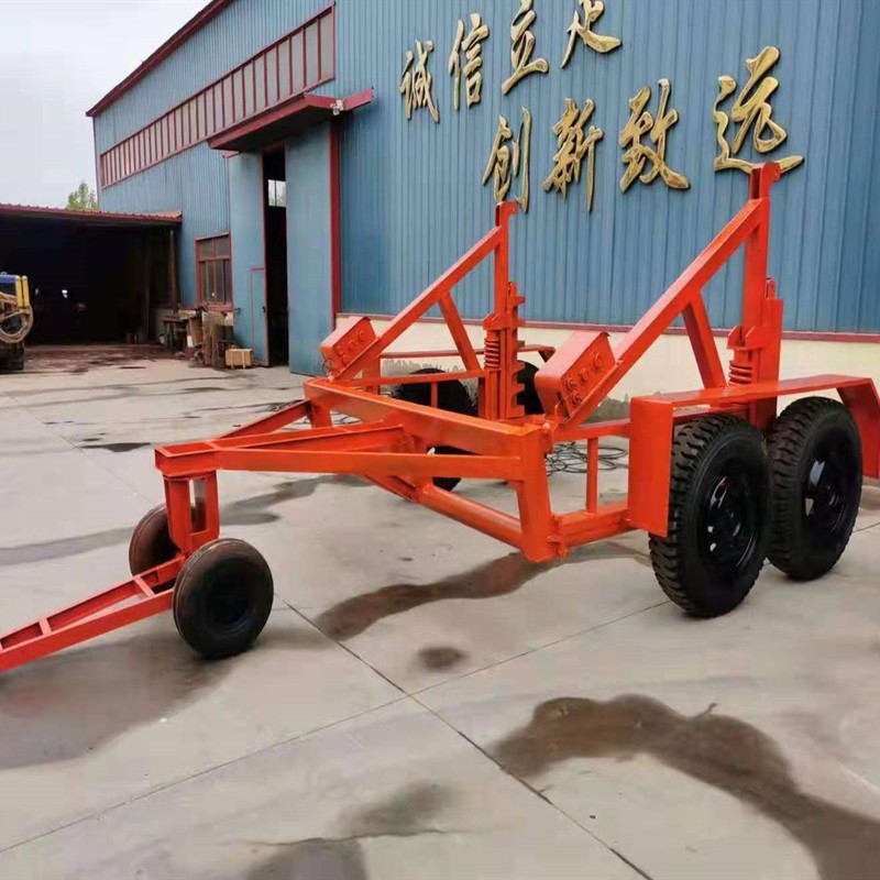 电缆盘放线拖车 加固型5吨10吨电缆
