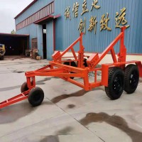 电缆盘放线拖车 加固型5吨10吨电缆放线炮车