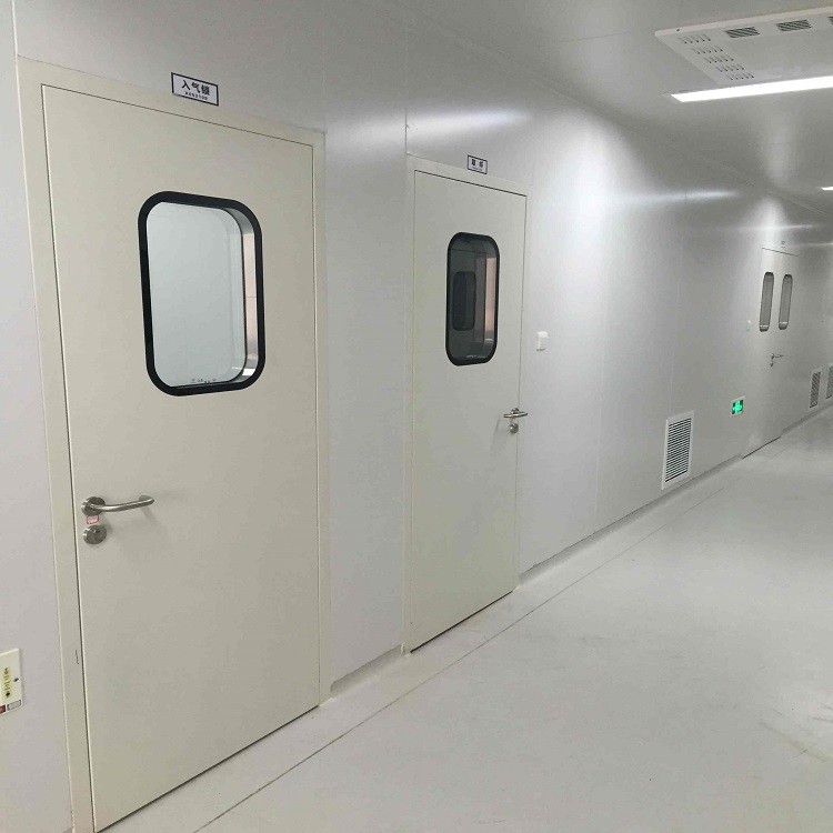 钢质洁净门的除油拉毛喷塑门板优点图3