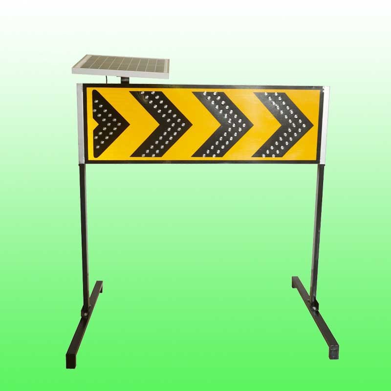 太阳能线形诱导标志牌 施工诱导标志led交通设施厂家图2