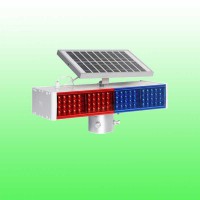 太阳能四灯警示灯 双面警示灯交通设施厂家