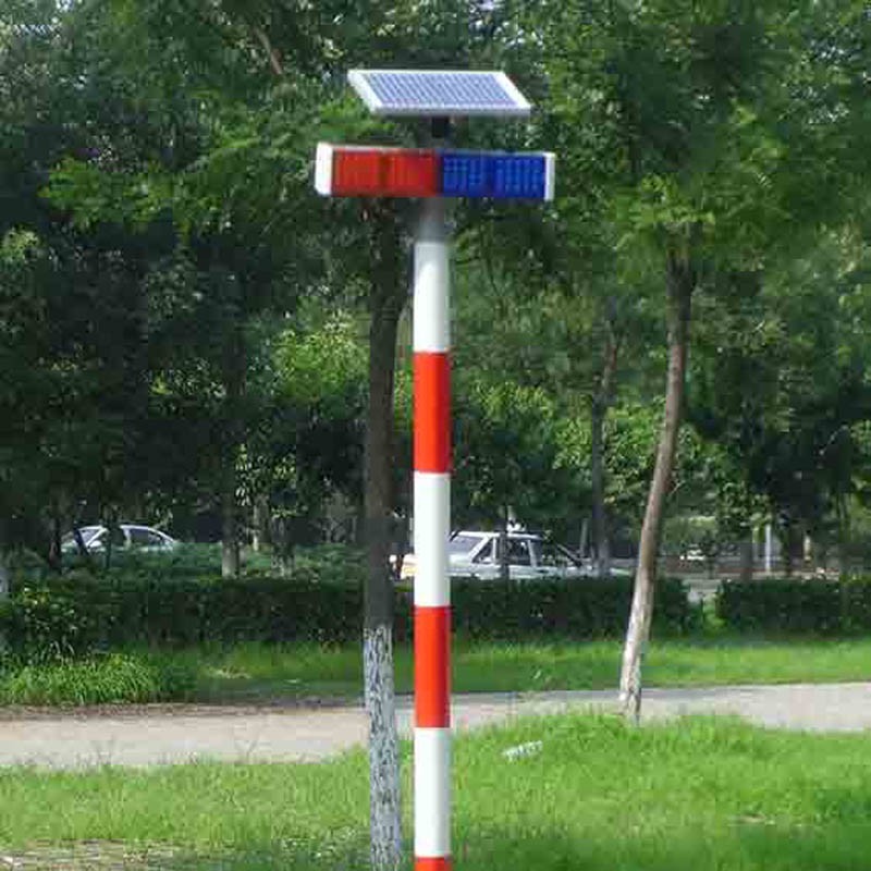 太阳能四灯警示灯 双面警示灯交通设施厂家图3