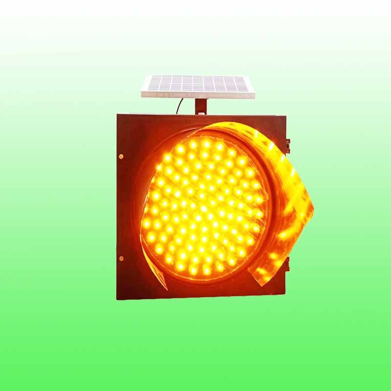 太阳能黄闪灯 道路信号灯交通设施厂