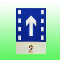 分道标志牌 led车道指示标志牌交通设施厂家