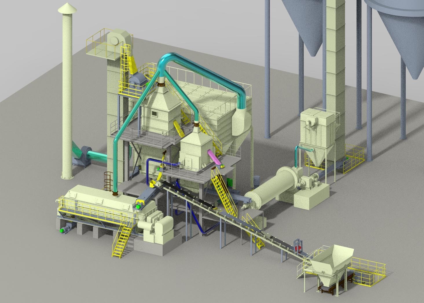 年产10万 15万吨脱硫石膏蒸汽干燥煅