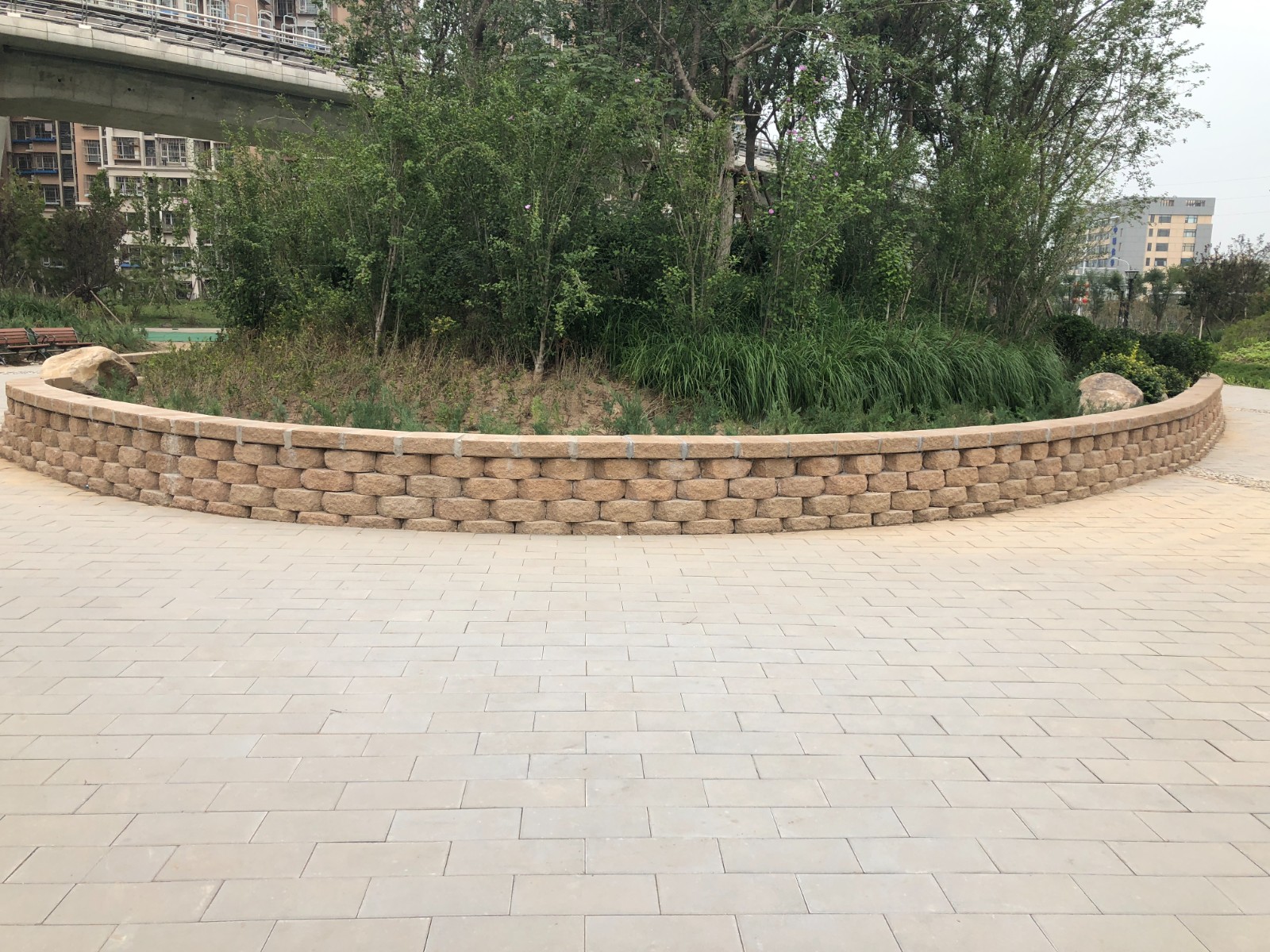 仿花岗岩大理石砌块砖,装饰劈裂砖,彩色围墙砖图3