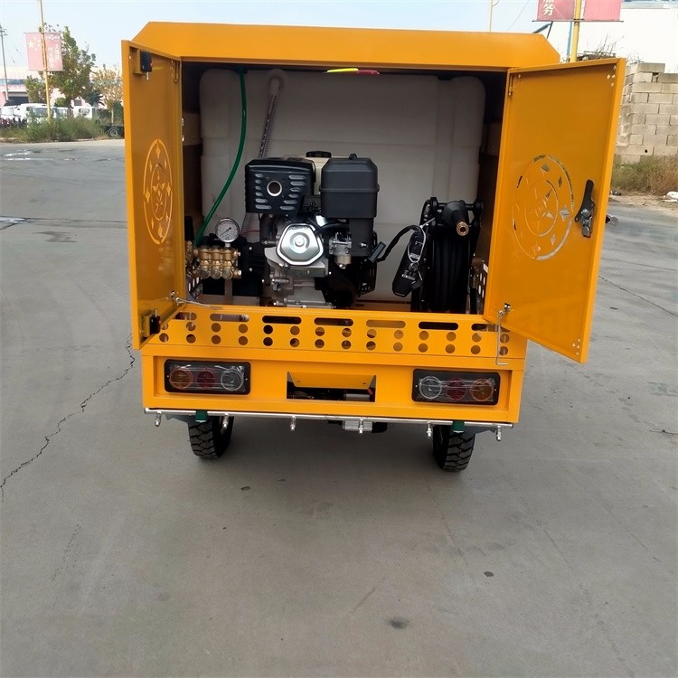 山东定制电动三轮高压清洗车多少钱价格表图2