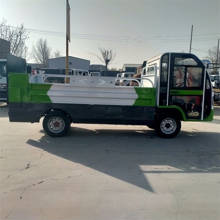 环卫尾板桶装垃圾车厂家直销尾板电动桶装四轮六桶八桶垃圾车价格图1