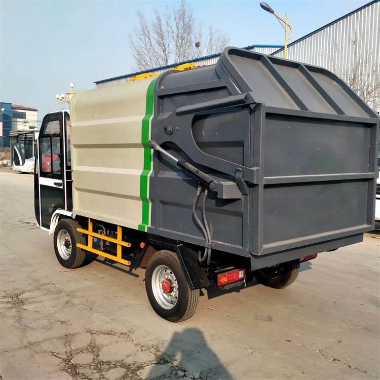 供应新能源电动垃圾车山东厂家销售电动四轮垃圾清运车报价表图2
