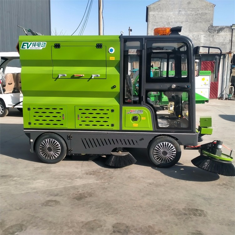 新能源纯电动四轮道路清扫车厂家直销价格多少钱报价表图1