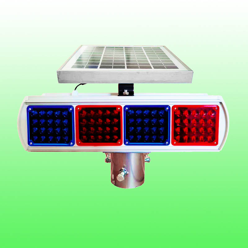 太阳能爆闪灯 太阳能四灯爆闪灯交通